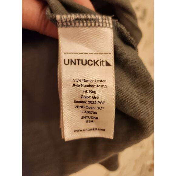 UnTuckIt Men's Long Sleeve Shirt XL - Picture 3 of 4